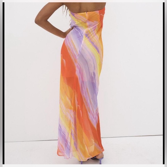 NWT For love and lemons 🍋 ombré summer ☀️ maxi dress - Picture 5 of 10